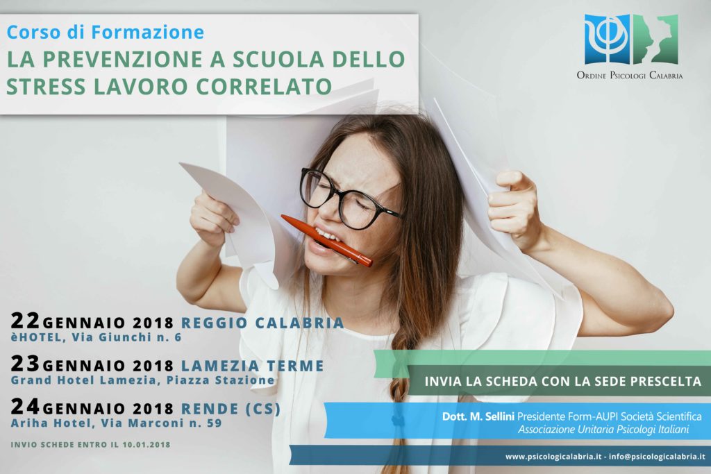 Psicologia Stress Lavoro Correlato Calabria